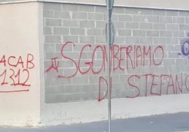 Scritte sui muri contro Di Stefano, il sindaco: “Non mi intimidiscono, io non mollo!”