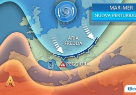 Ritorna l’autunno, perturbazione in arrivo e nel weekend di Ognissanti altre piogge