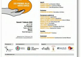 Milano, la XXIª  edizione del ‘Premio Panettone d’Oro alla Virtù Civica’ assegnato agli “eroi” di tutti i giorni