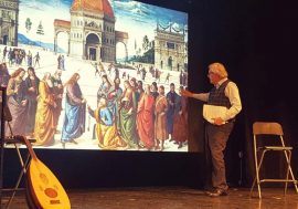 Vittorio Sgarbi show al Teatro Comunale di Ventimiglia ricordando Raffaello