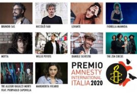 Amnesty International, attesa per la canzone dell’anno sui diritti umani