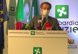 Il governatore Fontana in diretta con stampa estera: prima la salute dei cittadini, poi cureremo l’economia