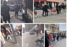 Coronavirus. Cronaca di una lunga attesa in fila