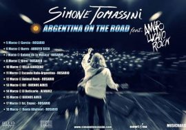 Dal 5 marzo parte il tour sudamericano del cantante comasco Simone Tomassini