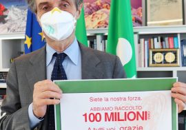 Coronavirus, in Lombardia le donazioni superano i cento milioni di euro