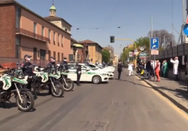 Coronavirus, la Polizia Locale di Milano ringrazia medici e infermieri con le sirene