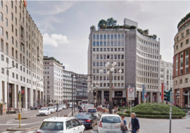 Milano, nuova pista ciclabile in corso Monforte da San Babila a piazza Tricolore