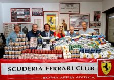 Serata di beneficenza al Club -The Official Ferrari Passion – Club Ferrari Appia Antica con la solidarietà del Cavallino rampante