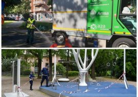 Coronavirus, al via la pulizia sulle aree gioco e nel verde a Milano