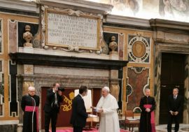 Delegazione di Regione Lombardia in Vaticano incontra Papa Francesco