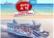 A settembre basta un euro per imbarcare l’auto per Sardegna, Sicilia e Corsica con Moby e Tirrenia