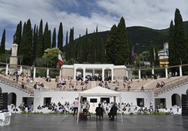 Completati i lavori di copertura dell’anfiteatro del ‘Vittoriale’ di Gabriele D’Annunzio