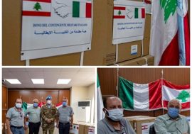 Emergenza Covid in Libano: Contingente italiano dona ventilatori polmonari