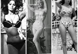 In piscina, il bikini a vita alta