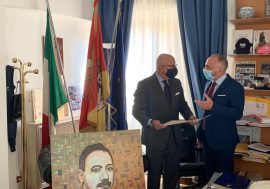 Sarà esposta a Washington l’opera dedicata a Vincenzo Sellaro il medico siciliano che aiutava gli italiani in America