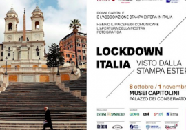 Roma, al via la mostra “Lockdown Italia visto dalla Stampa Estera”