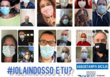 “IoLaIndosso e tu?”, Assostampa Sicilia si mobilita per promuovere l’uso della mascherina