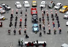 Regione Lombardia, parata di auto storiche per le strade di Milano per il ‘count down’ del ‘Milano Rally Show a Dubai 2021’