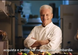 Natale, Regione Lombardia, il pasticcere Iginio Massari e Martina Colombari in campo per sostenere negozi e prodotti lombardi