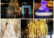 Milano, il Natale degli alberi illumina tutta la città