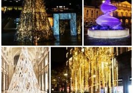 Milano, il Natale degli alberi illumina tutta la città