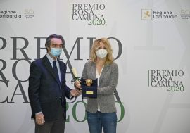Regione Lombardia, consegnata alla dottoressa Annalisa Malara la Rosa Camuna, un grazie a tutto il sistema sanitario