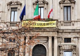 Milano, bandiere a mezz’asta a Palazzo Marino per lutto nazionale per Attanasio e Iacovacci