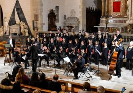 Concerto della corale Canepa di Sassari per salutare la Giornata mondiale del Teatro