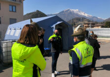 Regione Lombardia visita il Centro vaccini antiCovid di Clusone
