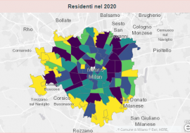 Milano, il Comune presenta la mappa anagrafica dei quartieri
