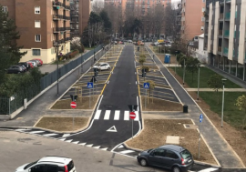 Milano, finiti i lavori di restauro in via Celio con alberi, posti auto e nuovi marciapiedi