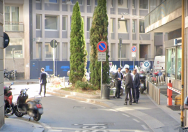 Milano, piazzetta Bossi diventa pedonale