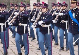 Milano, cerimonia di giuramento degli allievi della scuola militare ‘Teulié’