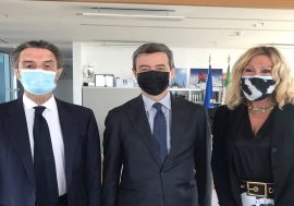 Milano, il ministro del Lavoro Orlando in visita a Palazzo Lombardia