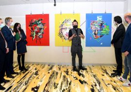 Milano, per ricordare Dante inaugurata mostra di No Curves al Pirellone