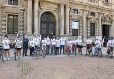 Biciclettata a Milano per sensibilizzare sull’importanza di donare il sangue