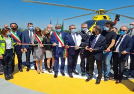 Pavia, inaugurato l’elisoccorso dell’Ospedale San Matteo