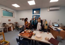 Milano, Letizia Moratti in visita alla Neuropsichiatria infantile di Niguarda