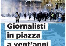 Genova, giornalisti in piazza per ricordare il Summit del G8 di 20 anni fa