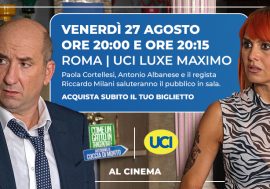Paola Cortellesi e Antonio Albanese incontrano il pubblico prima del film ‘Come un gatto in tangenziale – Ritorno a Coccia di Morto’