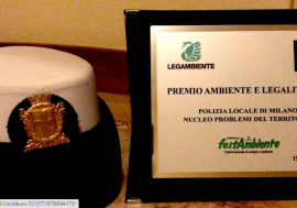 La Polizia locale di Milano premiata da Legambiente e Libera per l’operazione ‘Rifiuti preziosi’