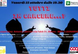 Cena di solidarietà della  Sesta Opera San Fedele per il recupero dei detenuti