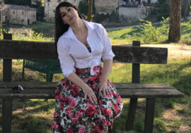 Monica Bellucci protagonista al castello di Sorci per la festa di Halloween