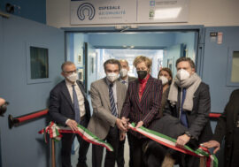 Sanità, inaugurata dal governatore Fontana la Casa Ospedale Comunità di Sant’Angelo Lodigiano