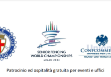 Campionati mondiali assoluti di scherma per la prima volta a Milano con il patrocinio di Automobile Club e Confcommercio milanese