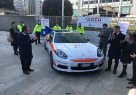 Milano, auto sequestrata alla criminalità organizzata consegnata all’Agenzia Regionale Emergenza Urgenza