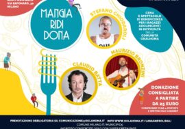Evento benefico a Milano, lasagne e cabaret solidale in Gratosoglio