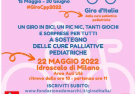 Arriva a Milano la tappa del Giro d’Italia delle Cure Palliative Pediatriche