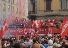 Monza, la festa per per la promozione in Serie A continua ancora