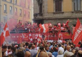 Monza, la festa per per la promozione in Serie A continua ancora